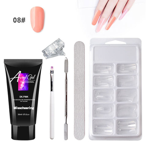 Painless Crystal Gel Nail Extensions