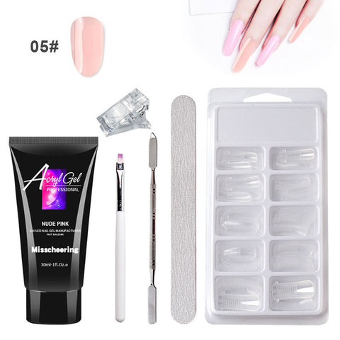 Painless Crystal Gel Nail Extensions
