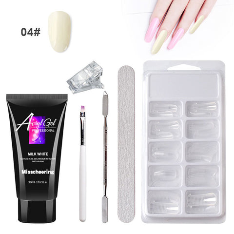 Painless Crystal Gel Nail Extensions