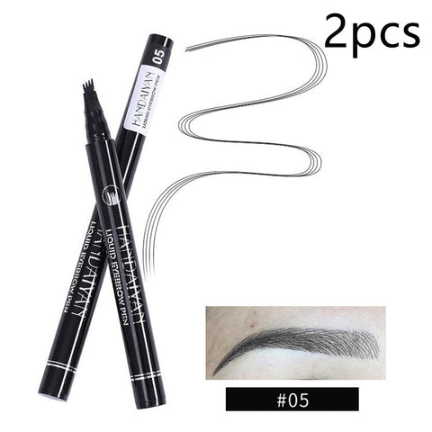 Waterproof 4-Head Eyebrow Pencil