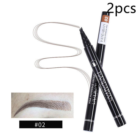 Waterproof 4-Head Eyebrow Pencil