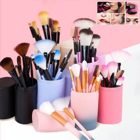12-Piece Eyeshadow & Blush Brush Set