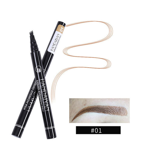 Waterproof 4-Head Eyebrow Pencil