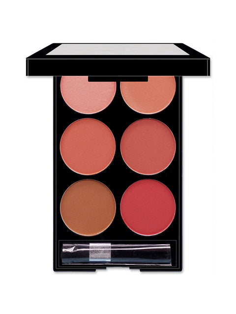 6-Color Blush & Contour Palette