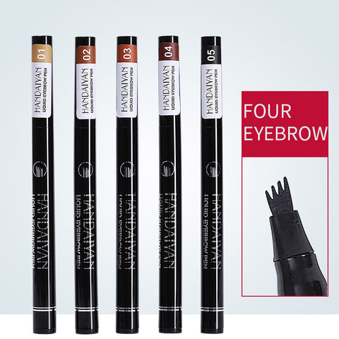 Waterproof 4-Head Eyebrow Pencil