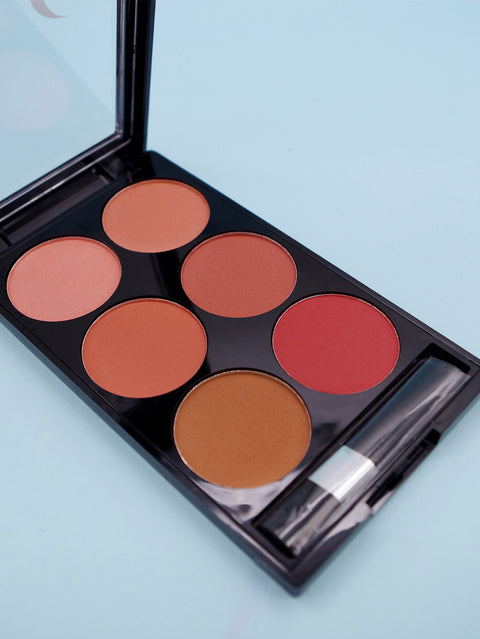 6-Color Blush & Contour Palette