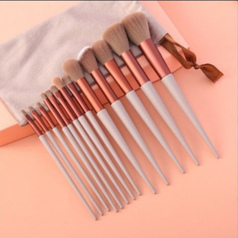 13-Piece Face & Eye Makeup Brush Set